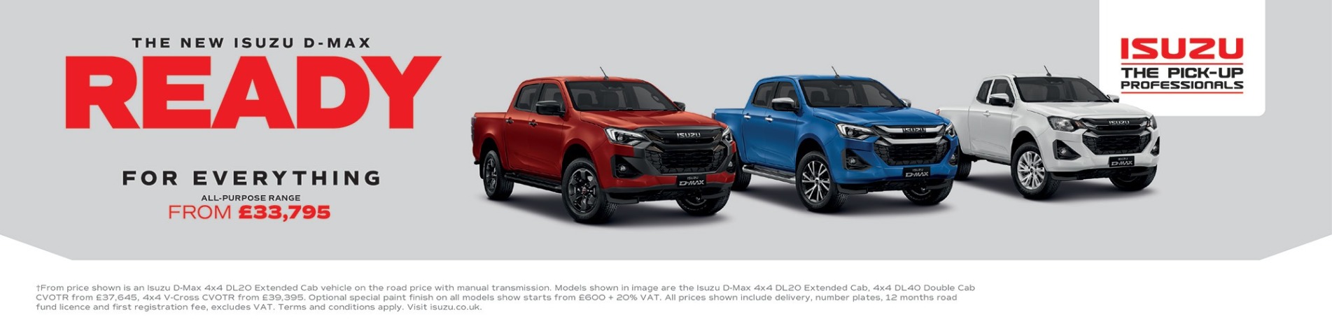 Isuzu All purpose range Q1